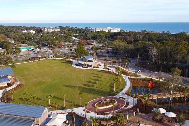 The Lowcountry Celebration Park makes a perfect destination for your Tropical Pathway Segway Tour